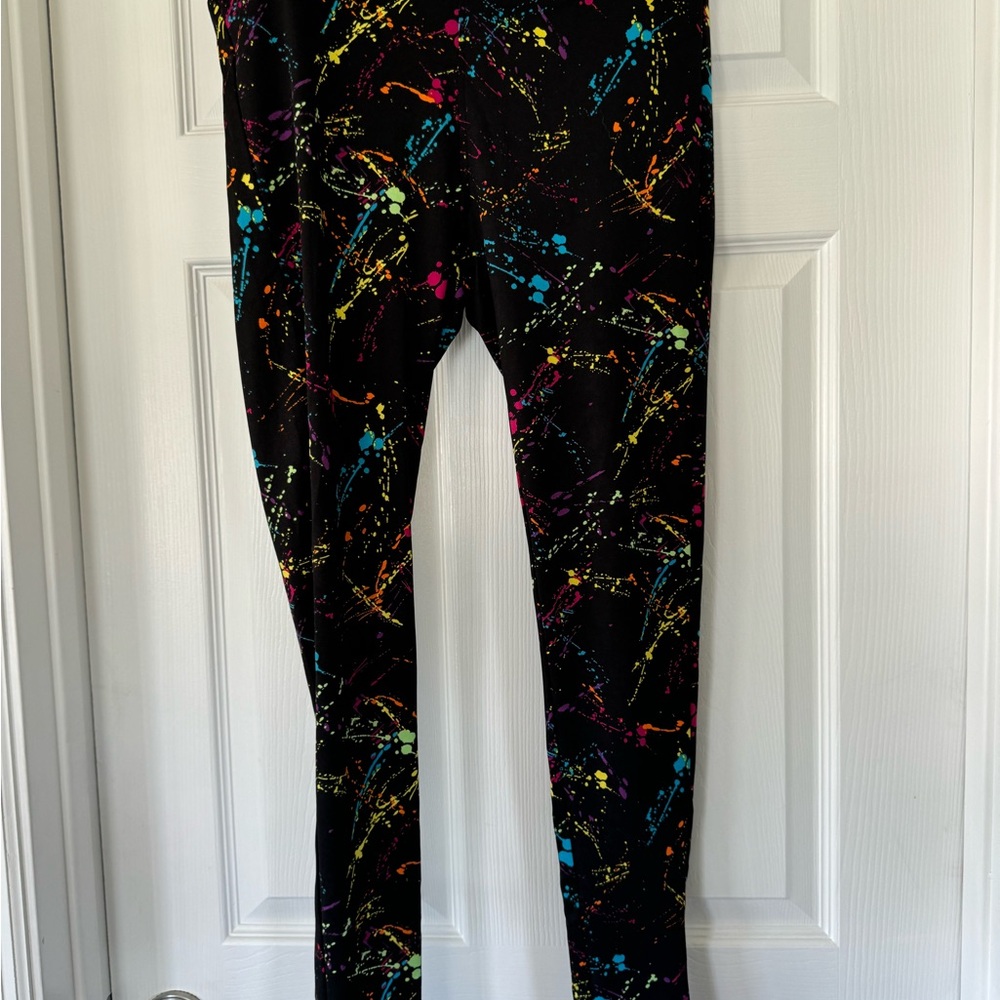 Tipsy Elves Black Artistic Leggings